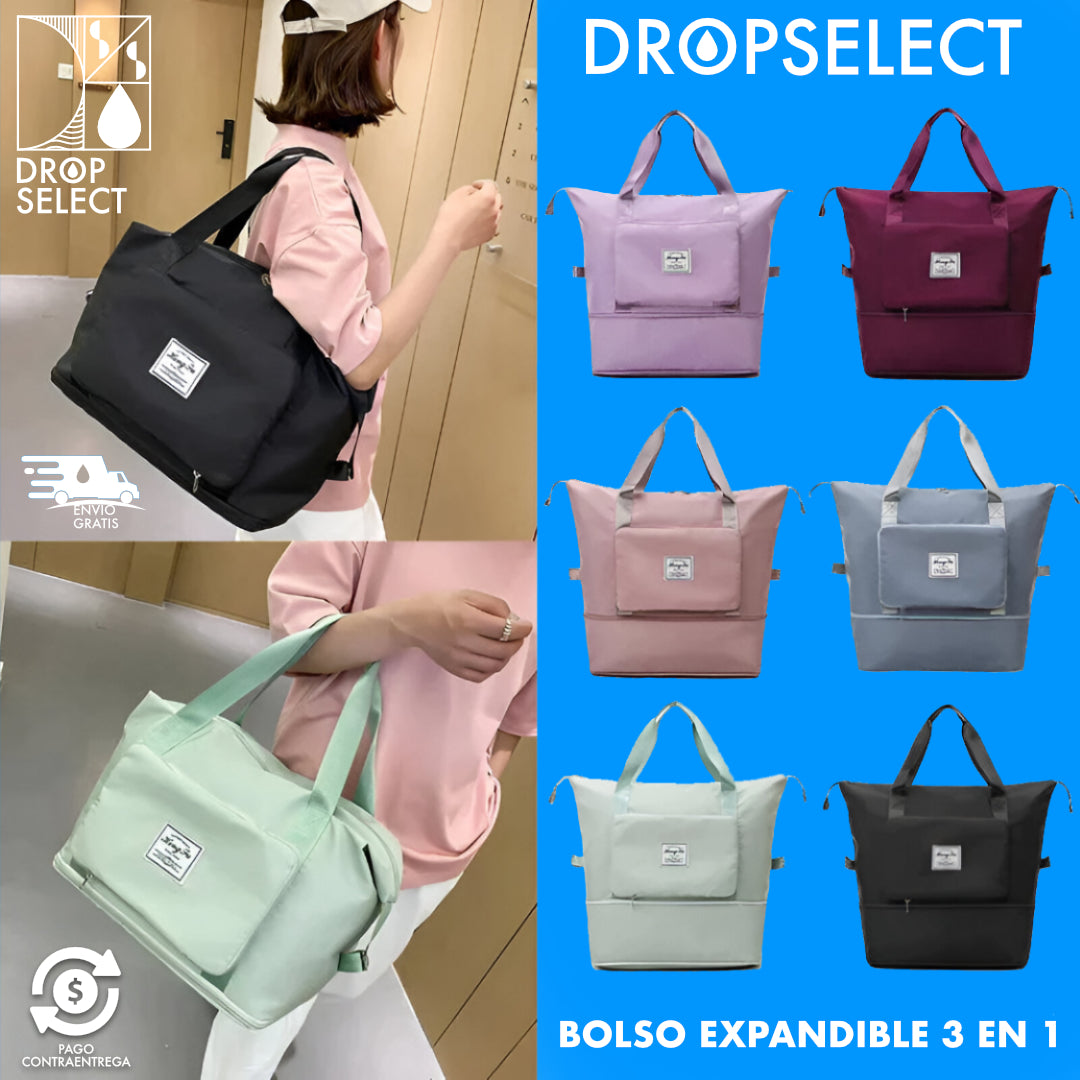 Bolso expansible 3 en 1