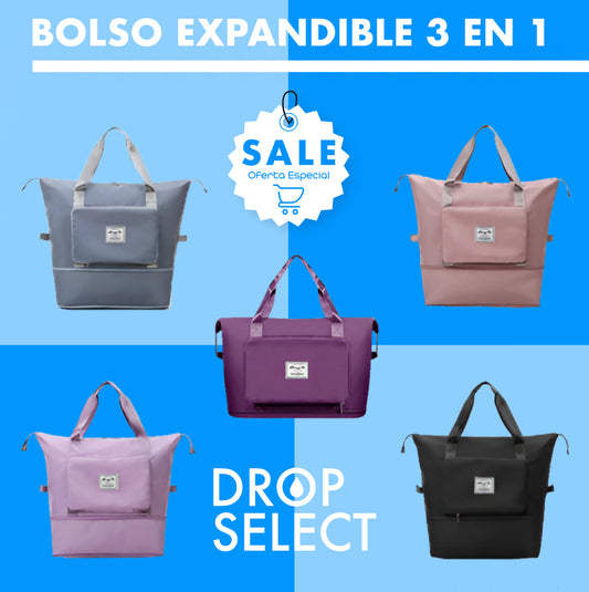 Bolso expansible 3 en 1