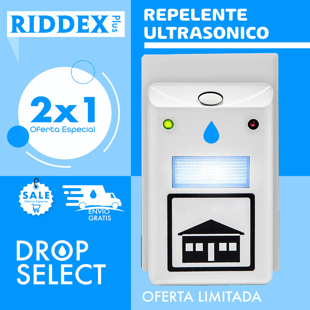 Repelente Ultrasónico Riddex plus.