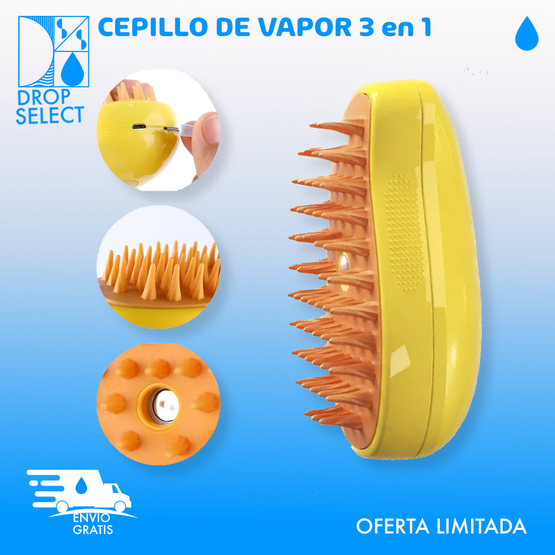 Cepillo de vapor 3 en 1