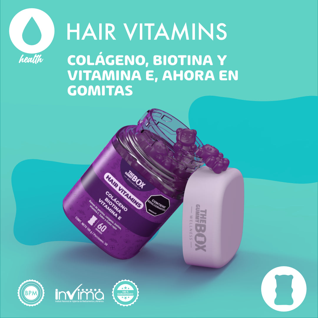 Hair Vitamins de Gummy Box