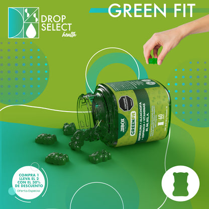 Green fit de gummy box